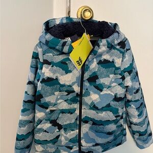 All in Motion Blue Camouflage Kids Puffer Jacket